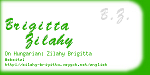 brigitta zilahy business card